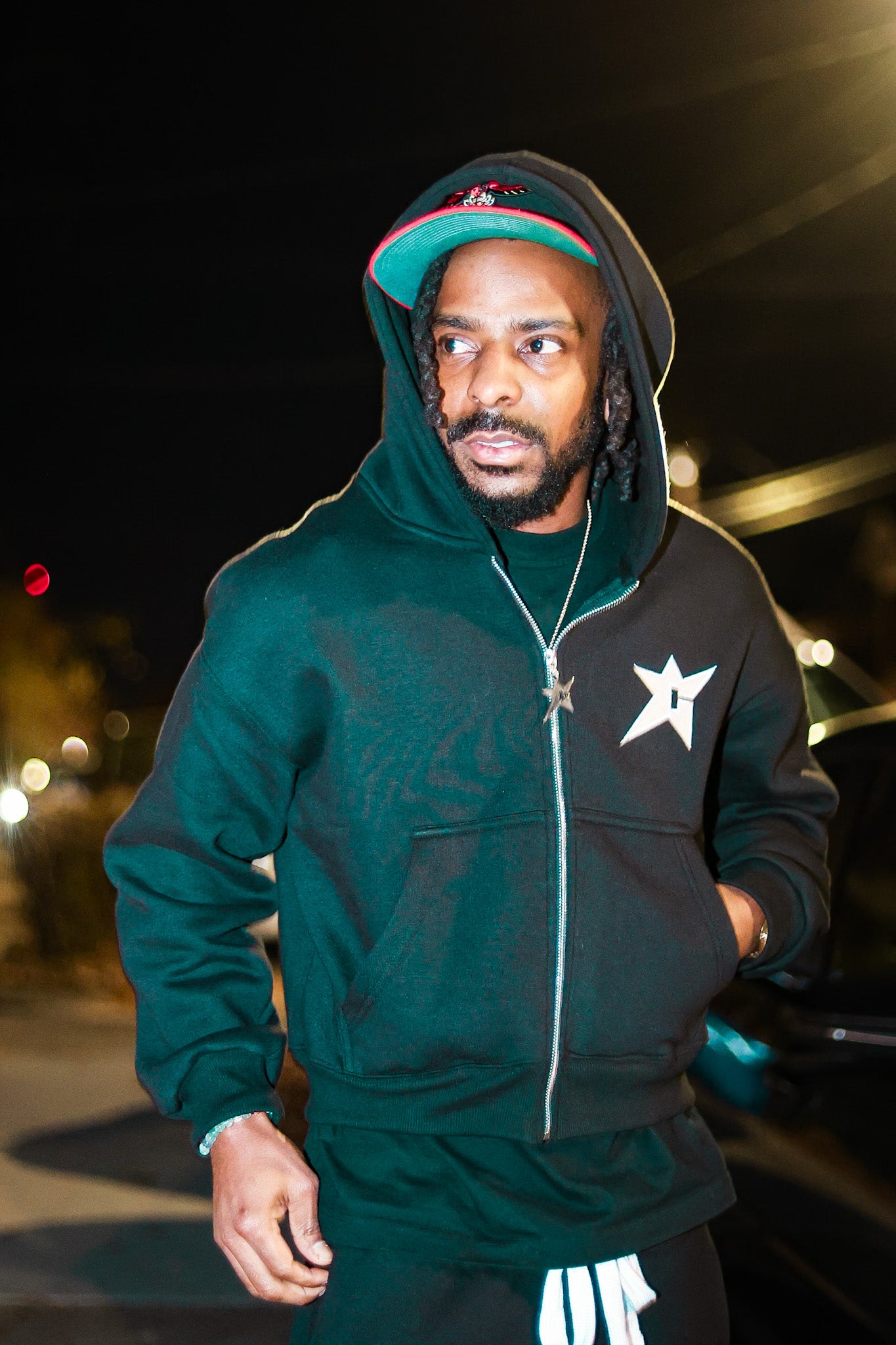 Midnight Black Zip Up