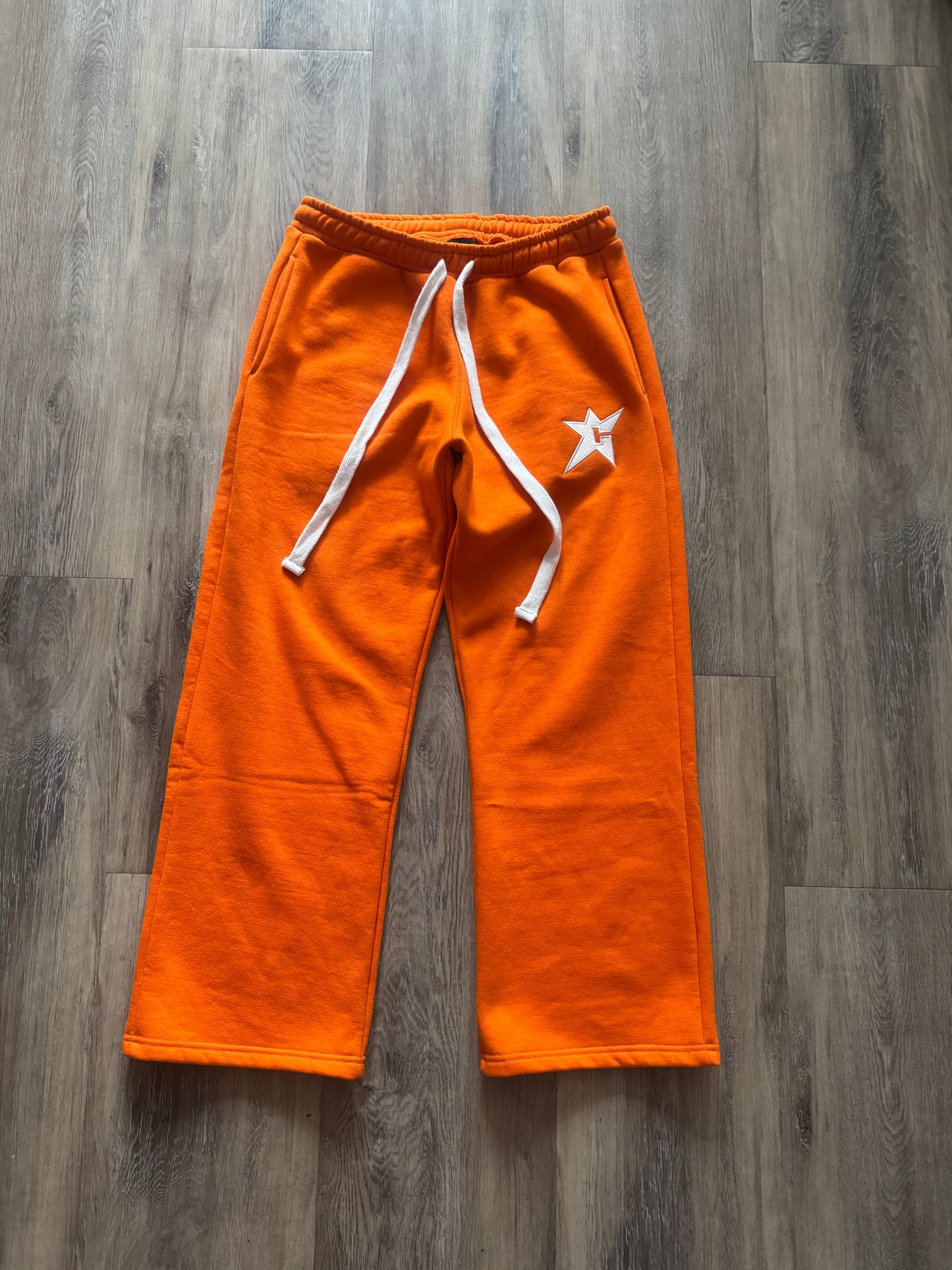 Tangerine Wide Fit Joggers