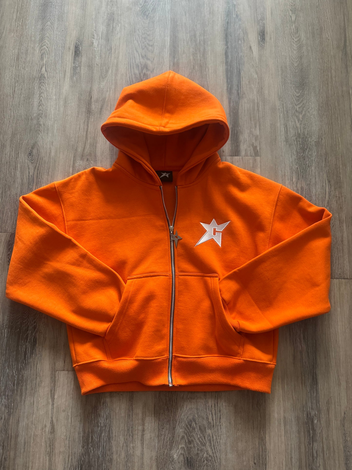 Tangerine Zip Up