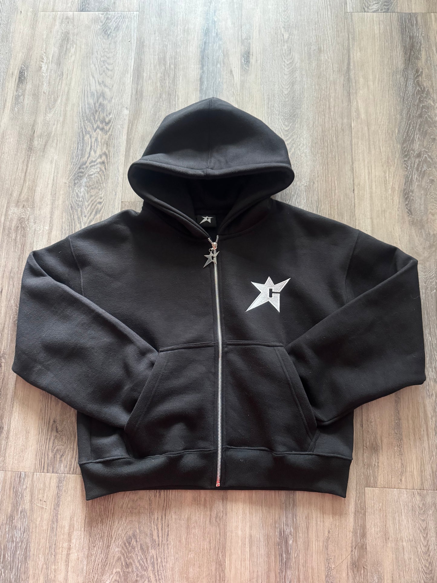Midnight Black Zip Up